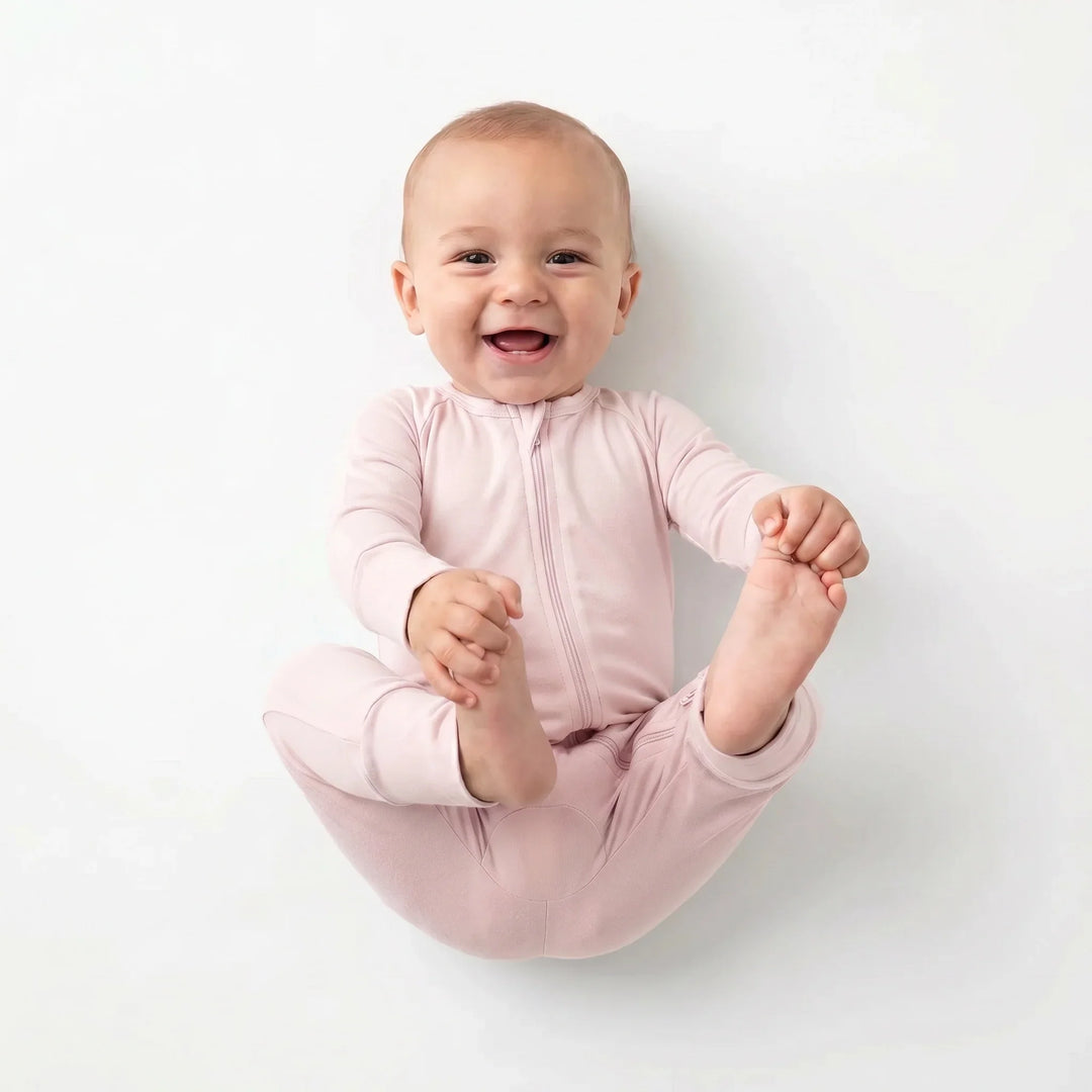 Sakura Bamboo Convertible Zippered Romper