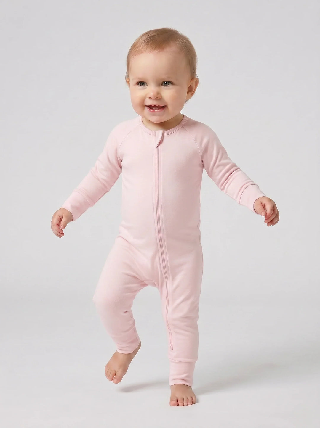 Sakura Bamboo Convertible Zippered Romper