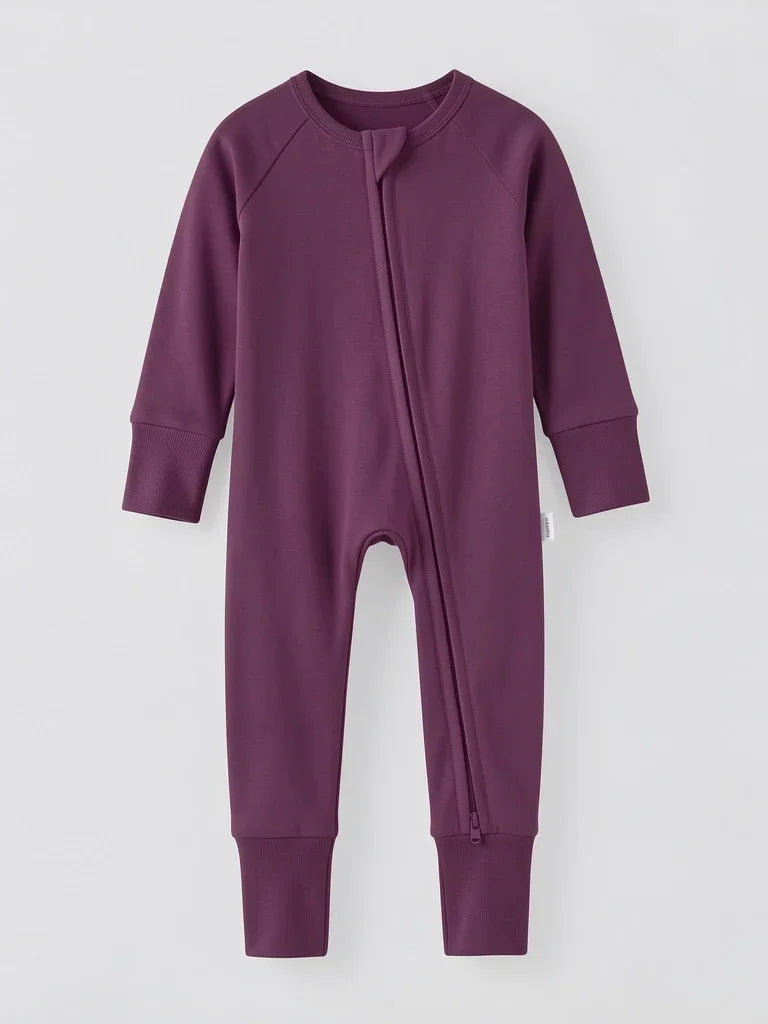 Currant Bamboo Convertible Zippered Romper