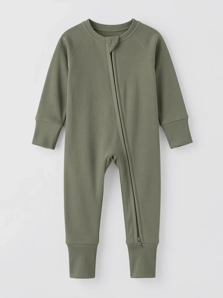 Thyme Bamboo Convertible Zippered Romper
