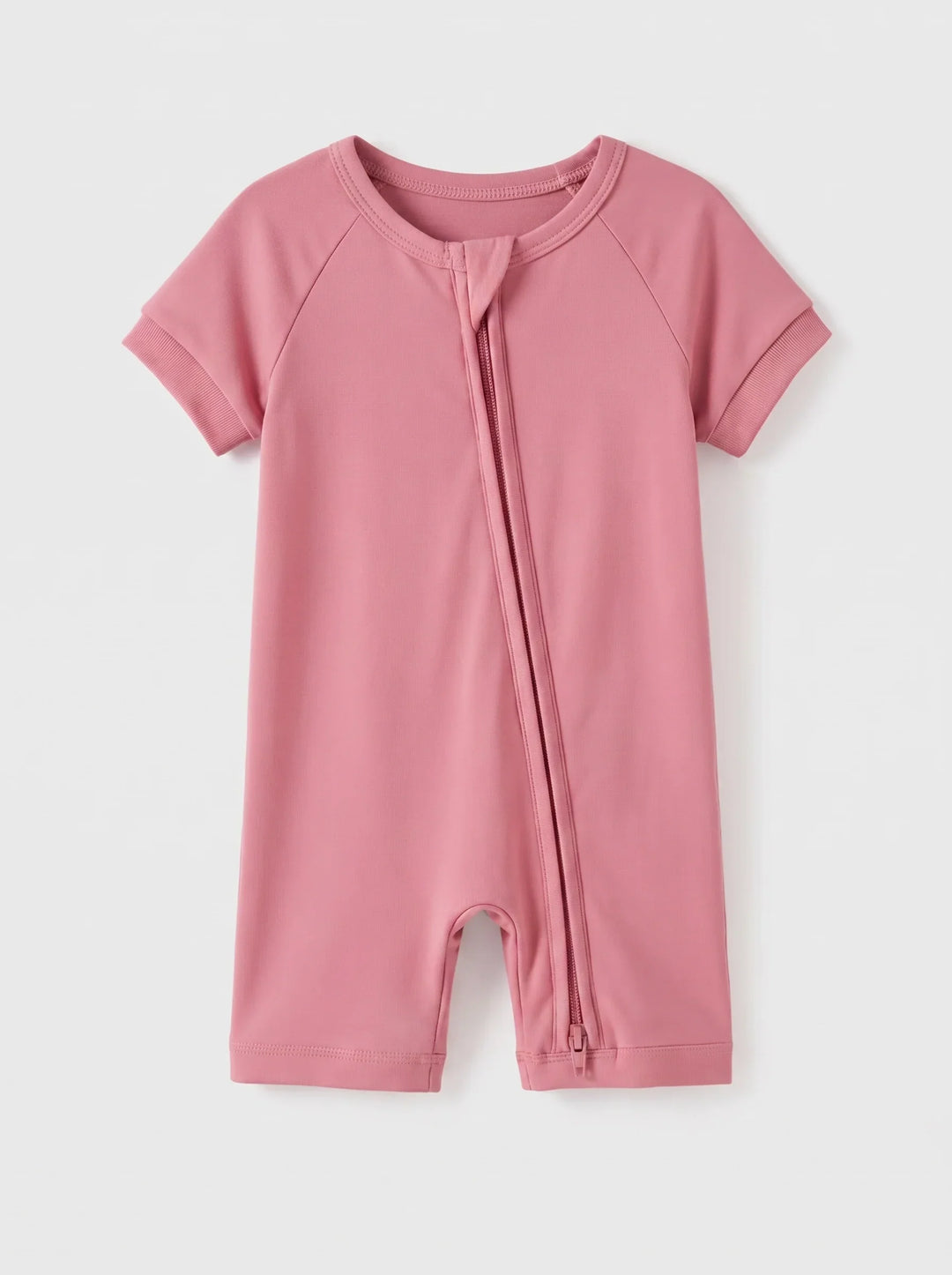 Solid Color Bamboo Shorty Zippy