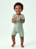 Solid Color Bamboo Shorty Zippy