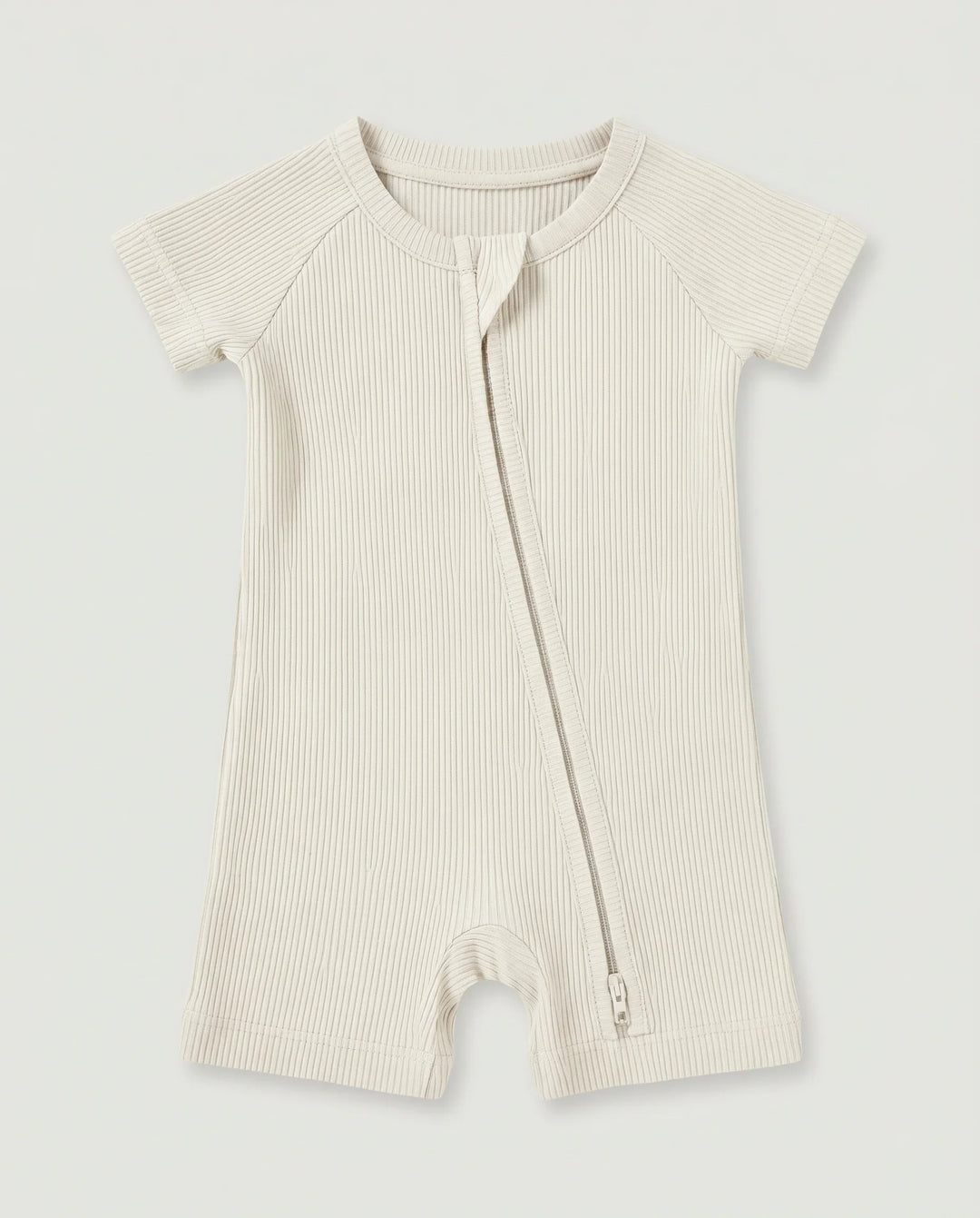 Ribbed Bamboo Shorty Zippy