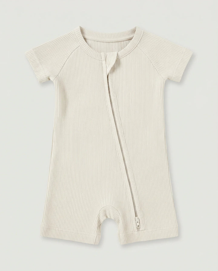 Ribbed Bamboo Shorty Zippy