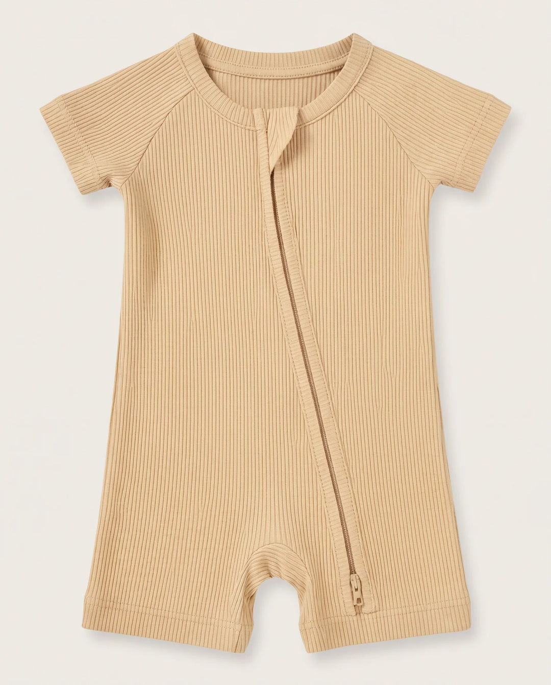 Ribbed Bamboo Shorty Zippy