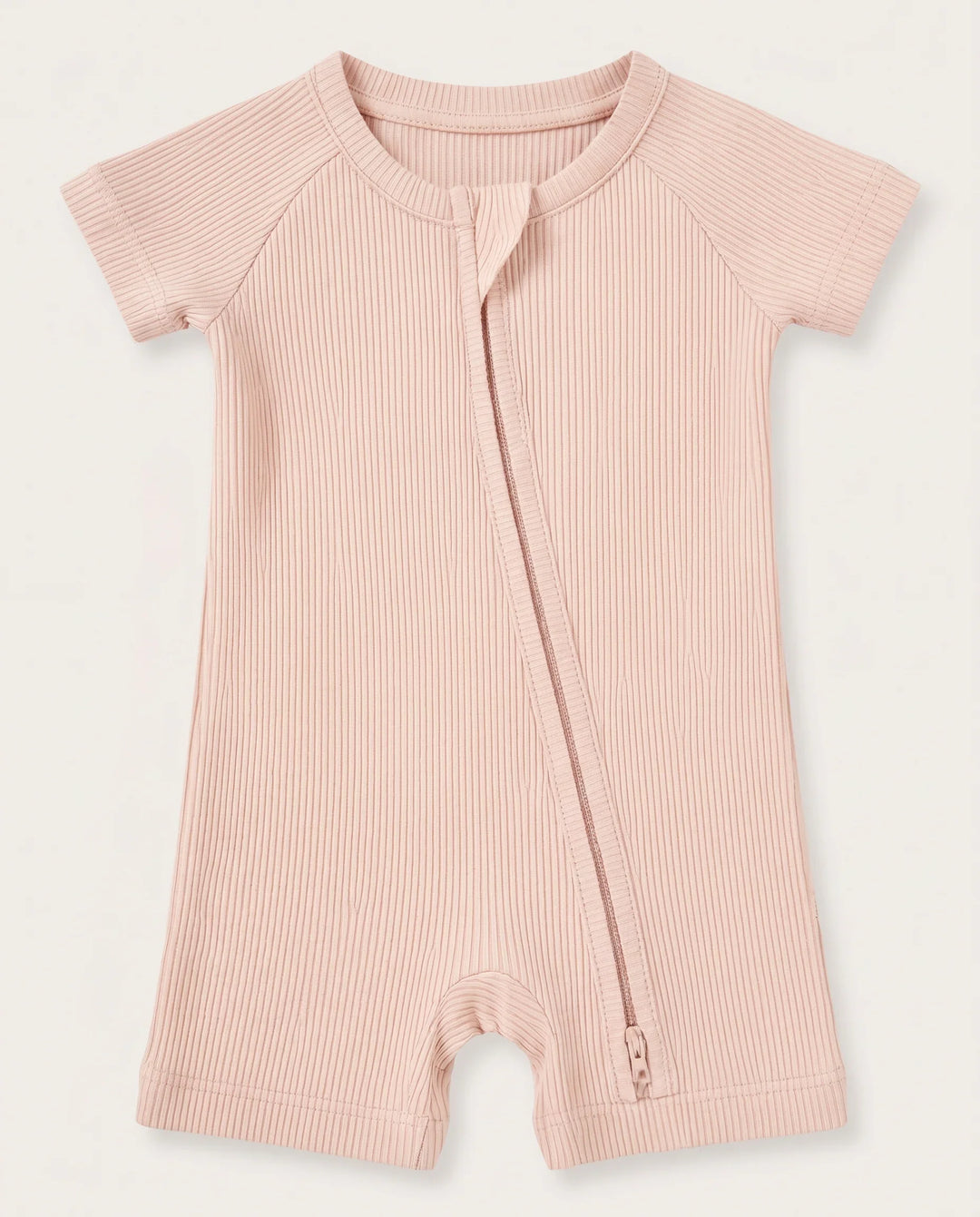 Ribbed Bamboo Shorty Zippy