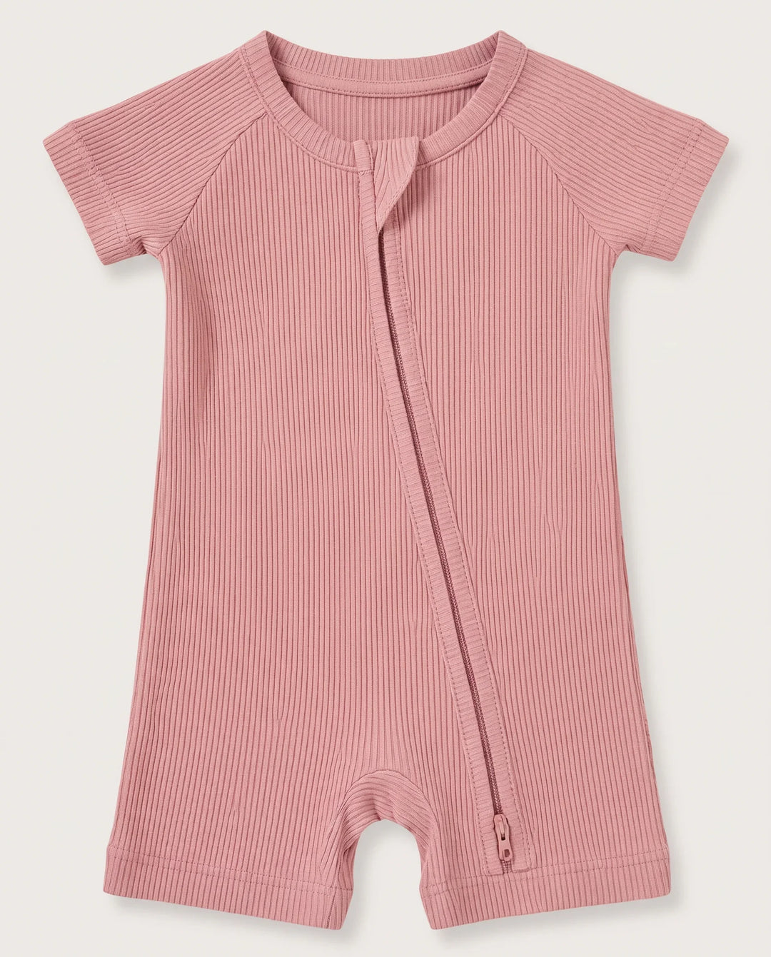Ribbed Bamboo Shorty Zippy