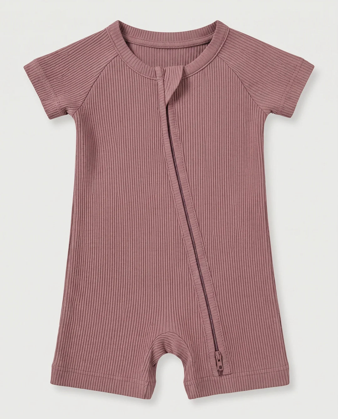 Ribbed Bamboo Shorty Zippy
