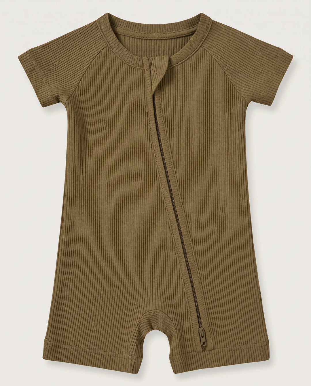 Ribbed Bamboo Shorty Zippy