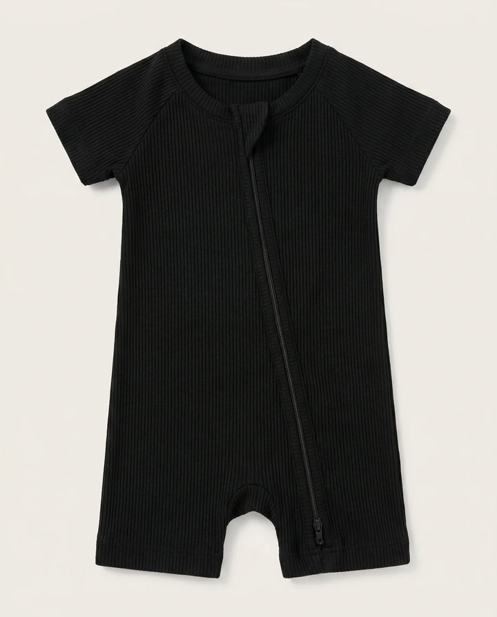 Ribbed Bamboo Shorty Zippy