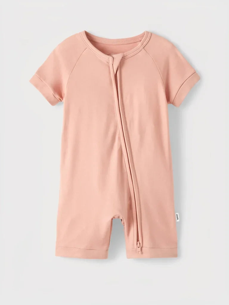Solid Color Bamboo Shorty Zippy