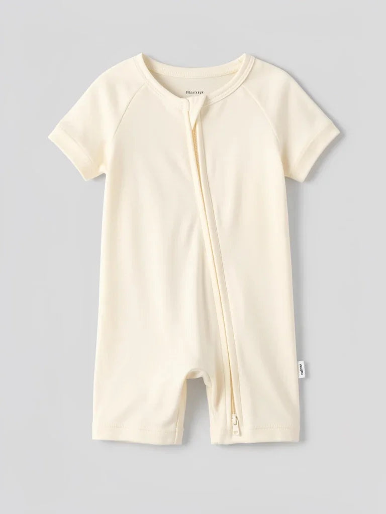 Solid Color Bamboo Shorty Zippy