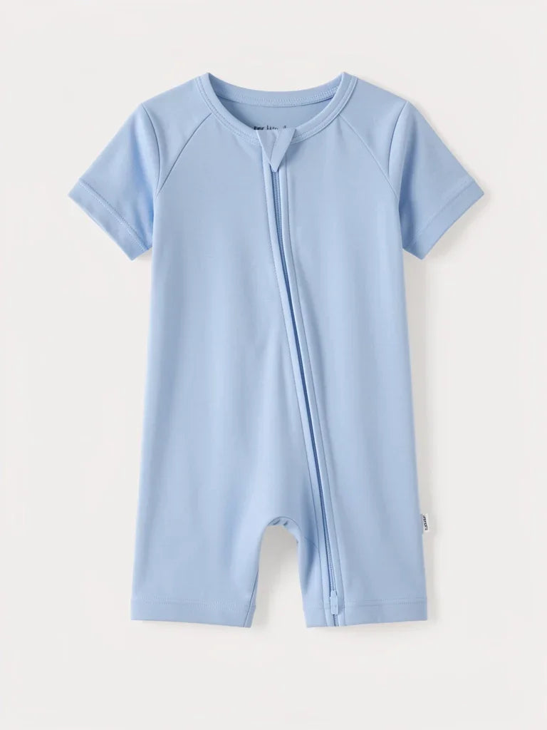 Solid Color Bamboo Shorty Zippy