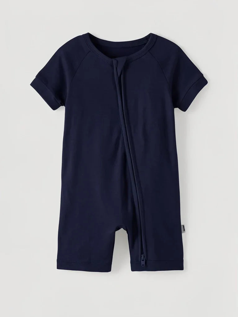 Solid Color Bamboo Shorty Zippy