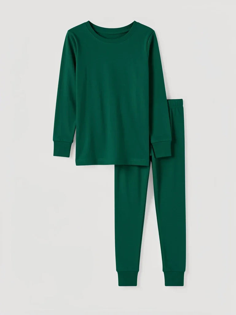 Zweiteiliges Bambus-Pyjama-Set in Jet Stream