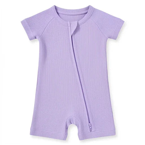 Ribbed Bamboo Shorty Zippy