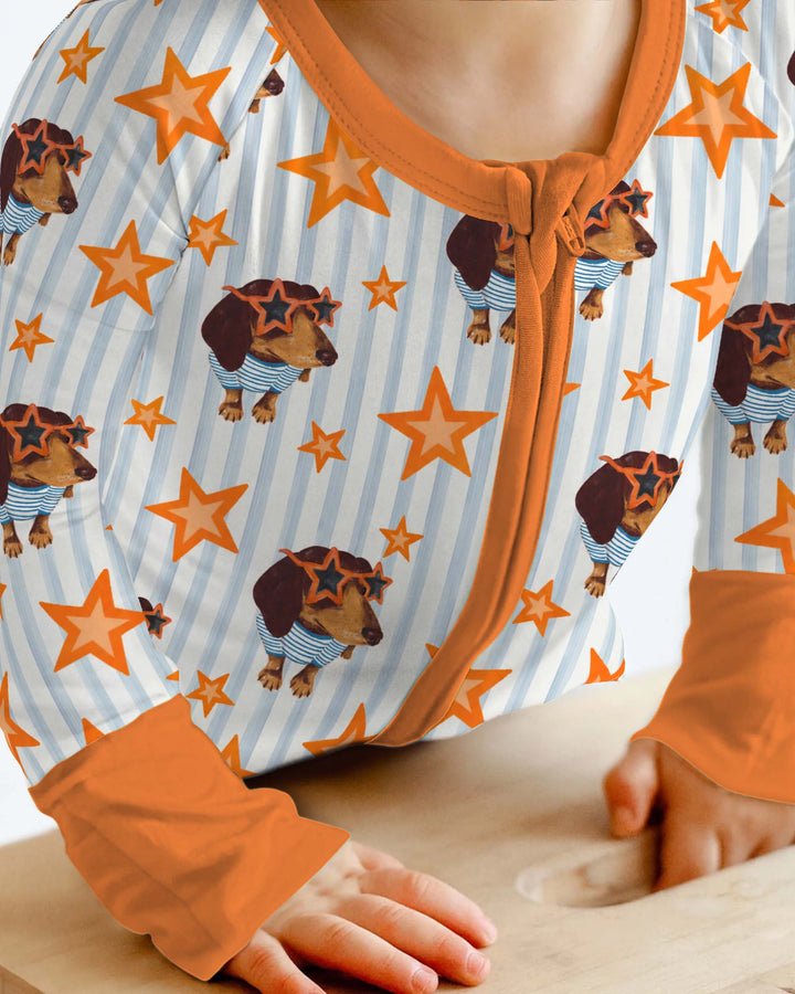 Cool Dachshund Star Party Bamboo Convertible Zippy