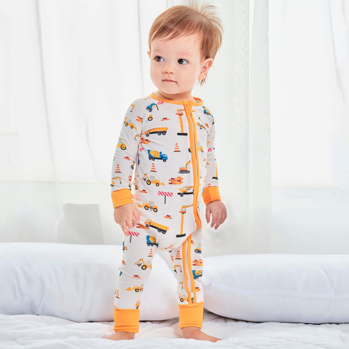 Best-Selling Convertible Zippered Rompers for Boy