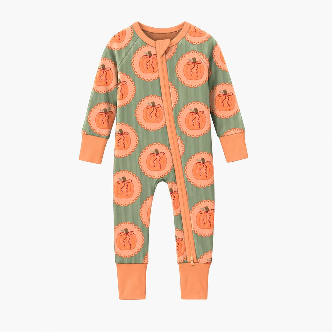 Cottage Pumpkin Bows Bamboo Convertible Zippy