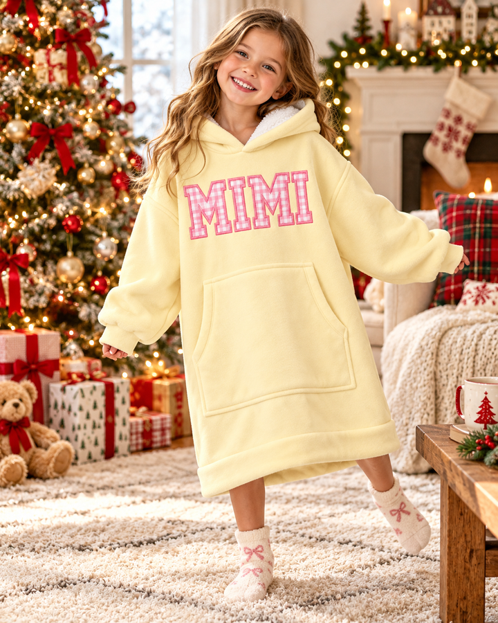 Plantilla de Sudadera Manta de Bambú Personalizada