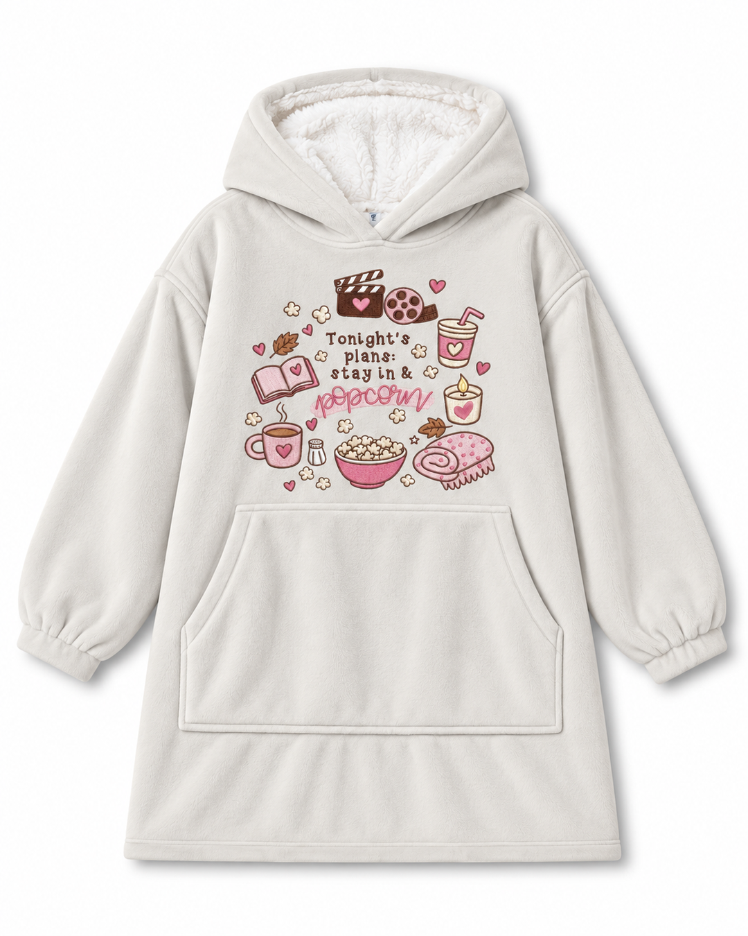 Plantilla de Sudadera Manta de Bambú Personalizada