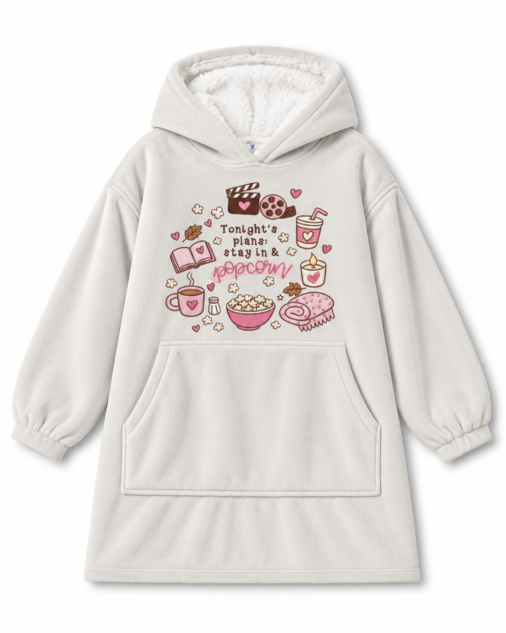 Plantilla de Sudadera Manta de Bambú Personalizada