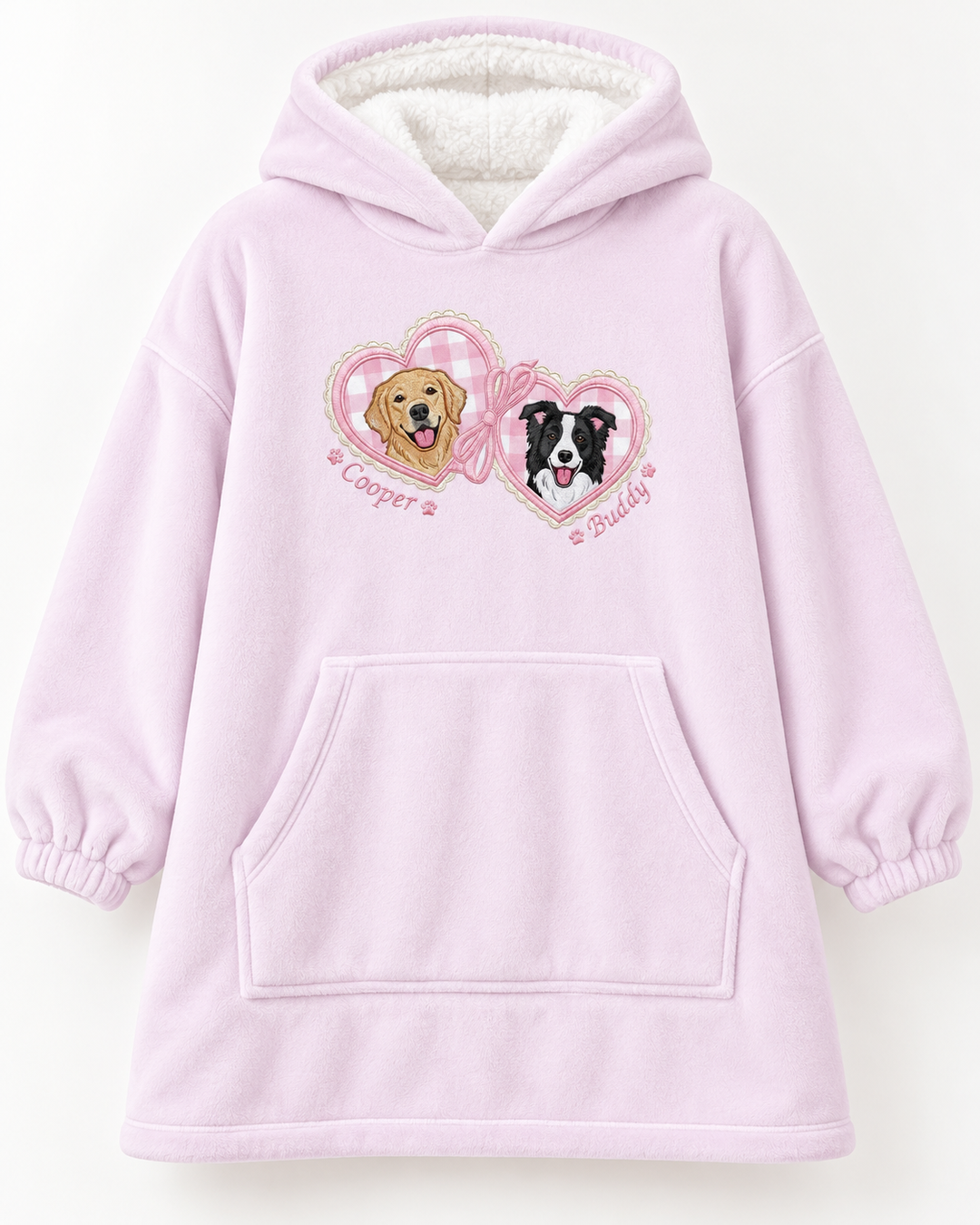 Benutzerdefinierter Bambus-Deckenhoodie (Vorlage)