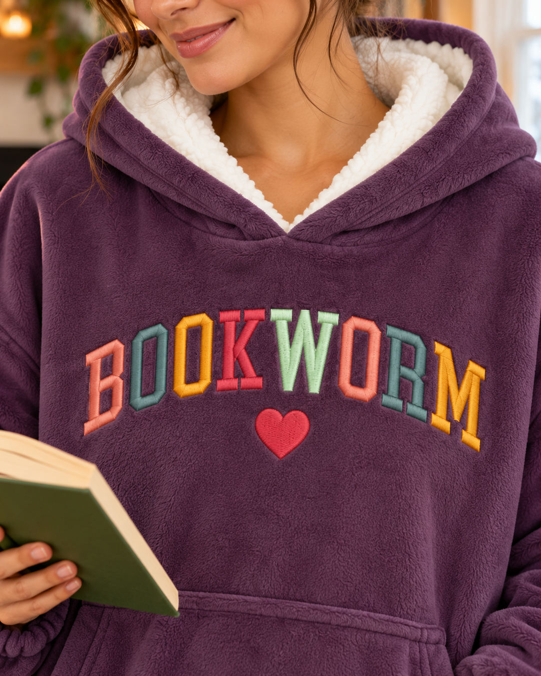 Plantilla de Sudadera Manta de Bambú Personalizada