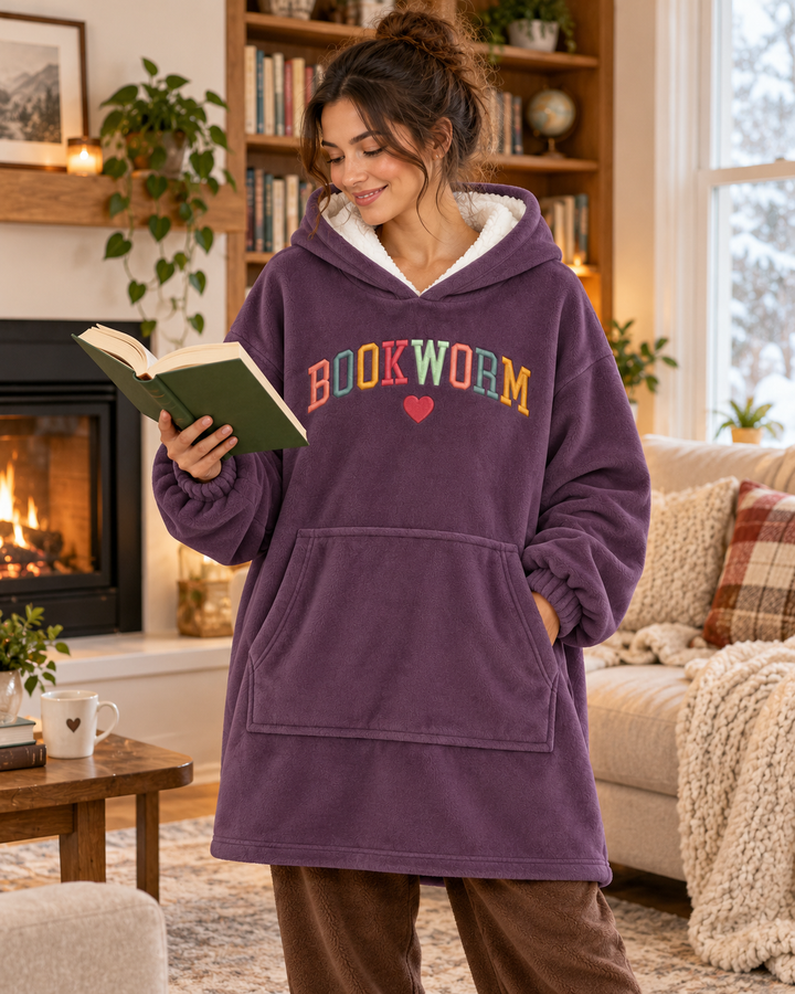 Plantilla de Sudadera Manta de Bambú Personalizada