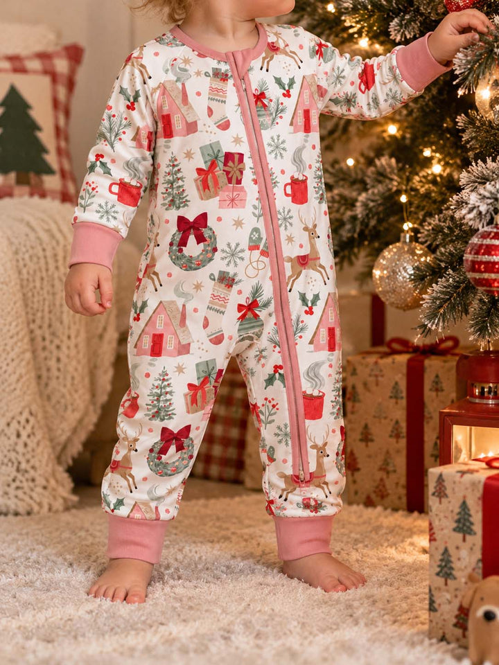 Cozy Christmas Village Bamboo Convertible Zippy