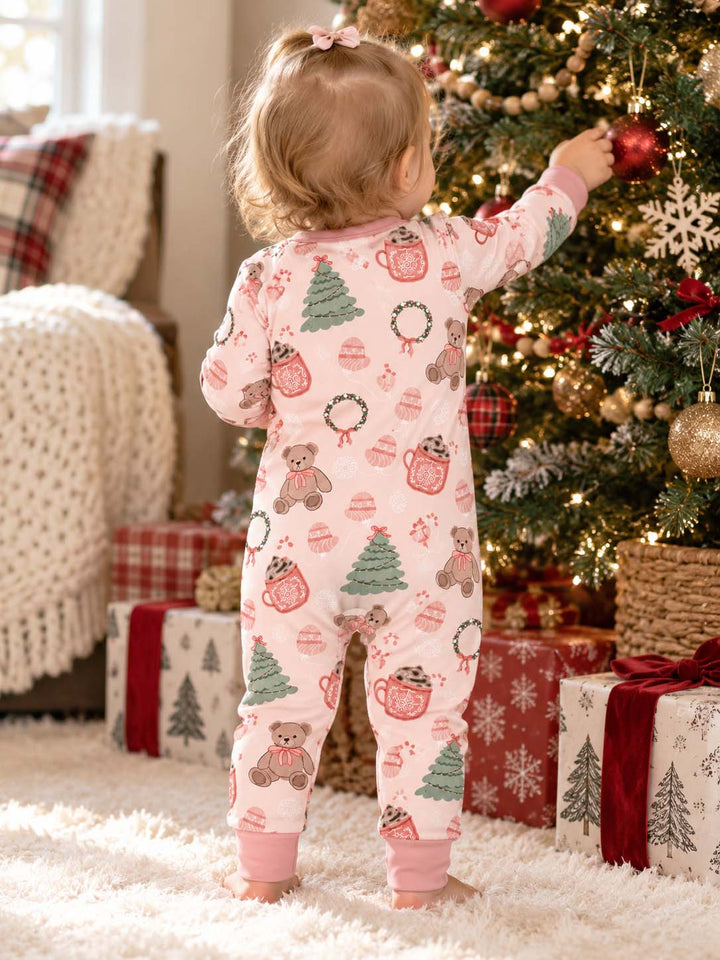 Cozy Teddy Christmas Bamboo Convertible Zippy