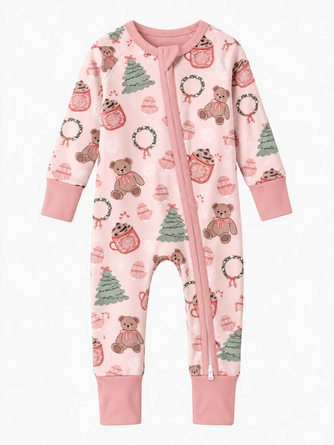 Cozy Teddy Christmas Bamboo Convertible Zippy