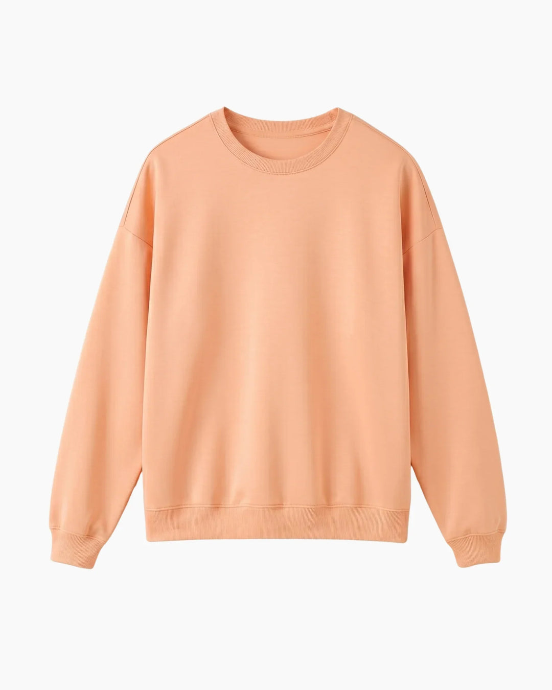 Solid Color Bamboo Adult Crewneck Sweatshirt