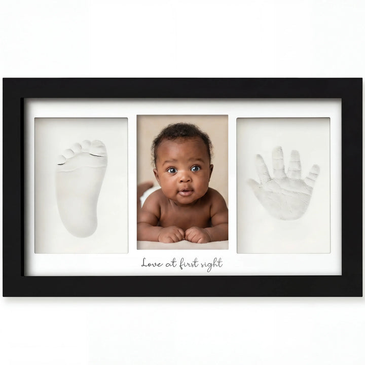 Baby Handprint & Footprint Keepsake Duo Frame