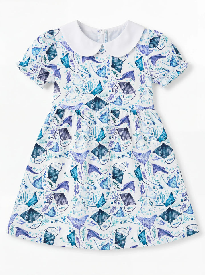Ocean Dreams Drift Bamboo Peter Pan Collar Dress