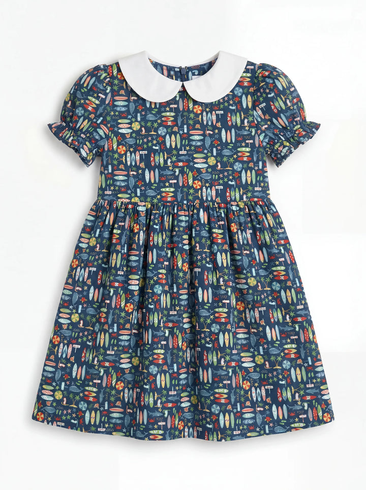 Endless Summer Surf Bamboo Peter Pan Collar Dress