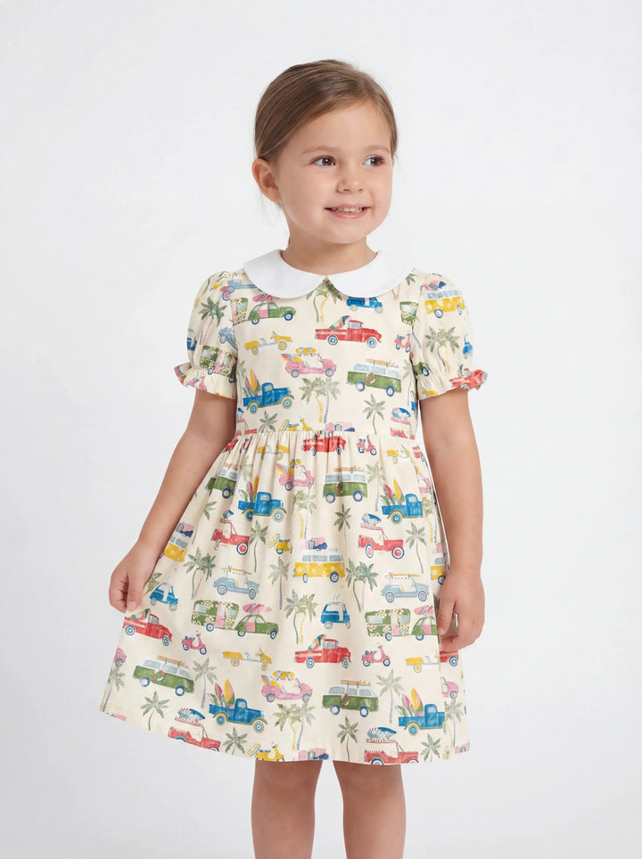 Sunny Beach Cruisers Bamboo Peter Pan Collar Dress