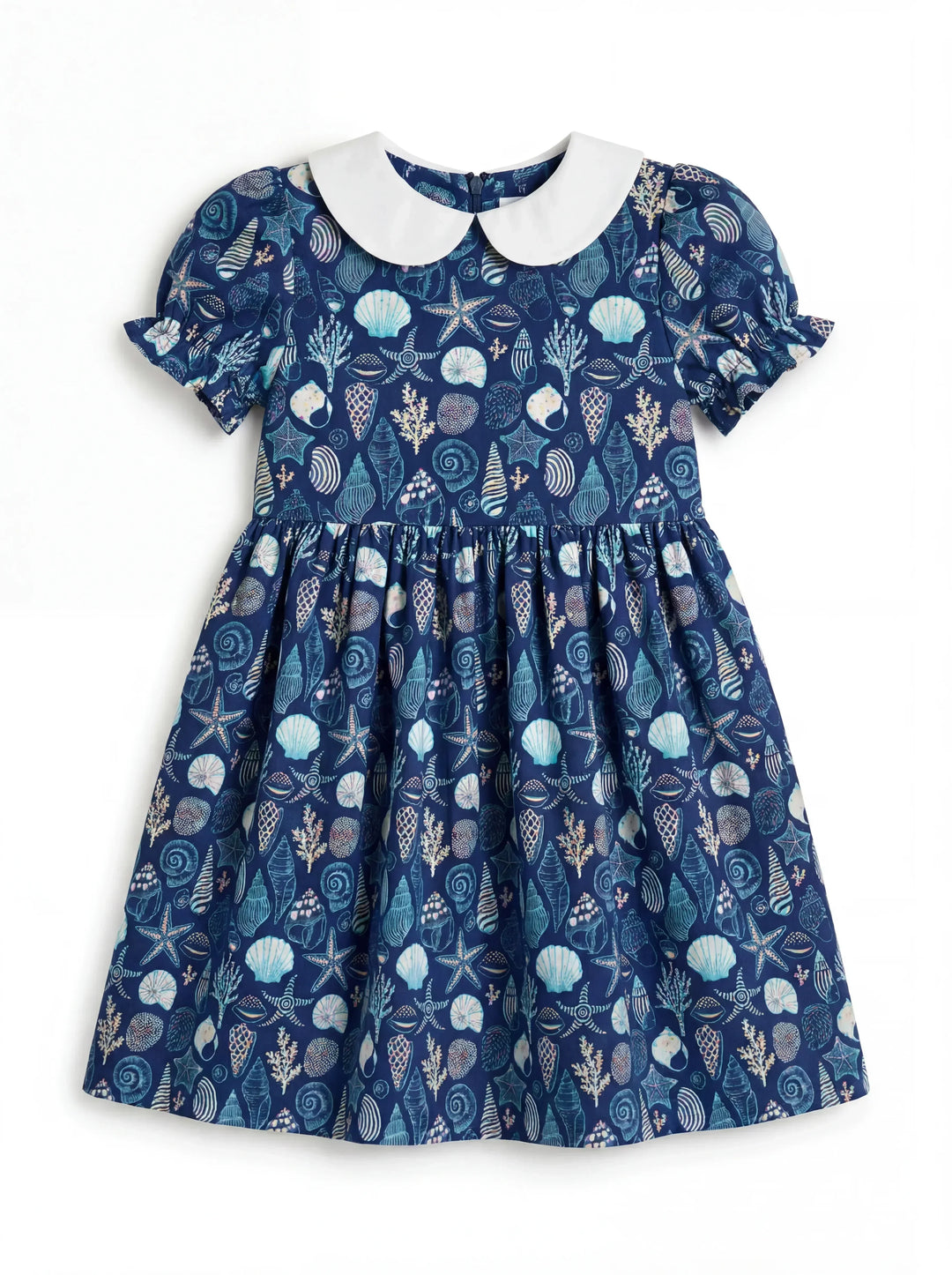 Starlit Surf Celebration Bamboo Peter Pan Collar Dress