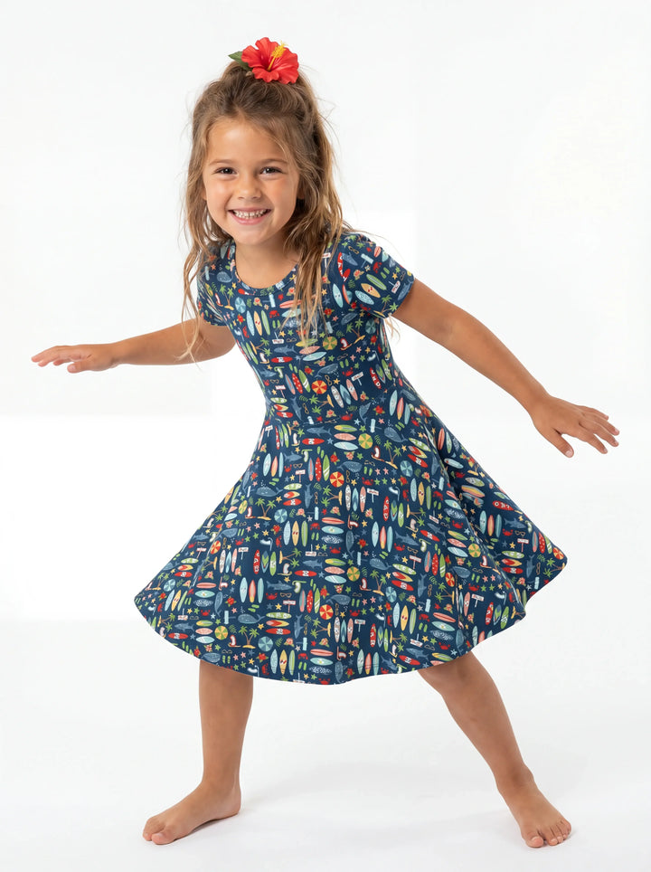 Endless Summer Surf Bamboo Twirl Dress