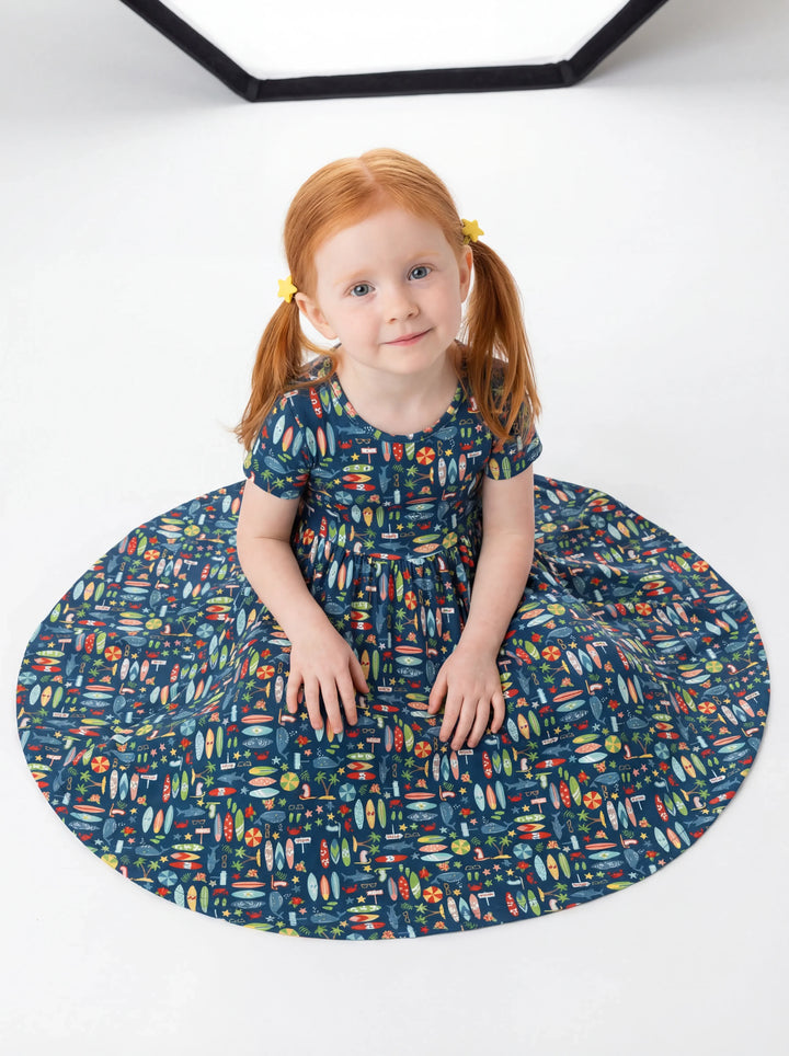 Endless Summer Surf Bamboo Twirl Dress