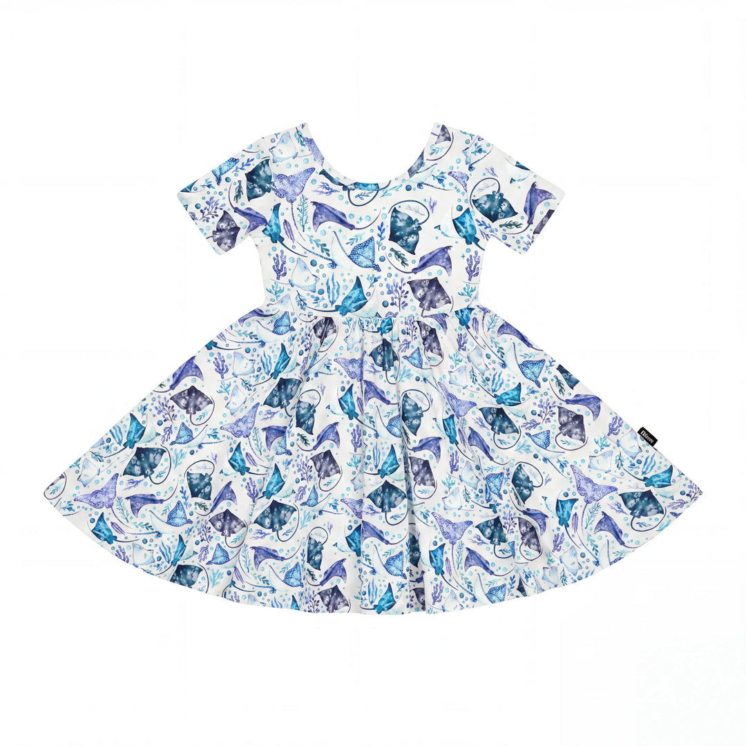 Ocean Dreams Drift Bambus-Drehkleid