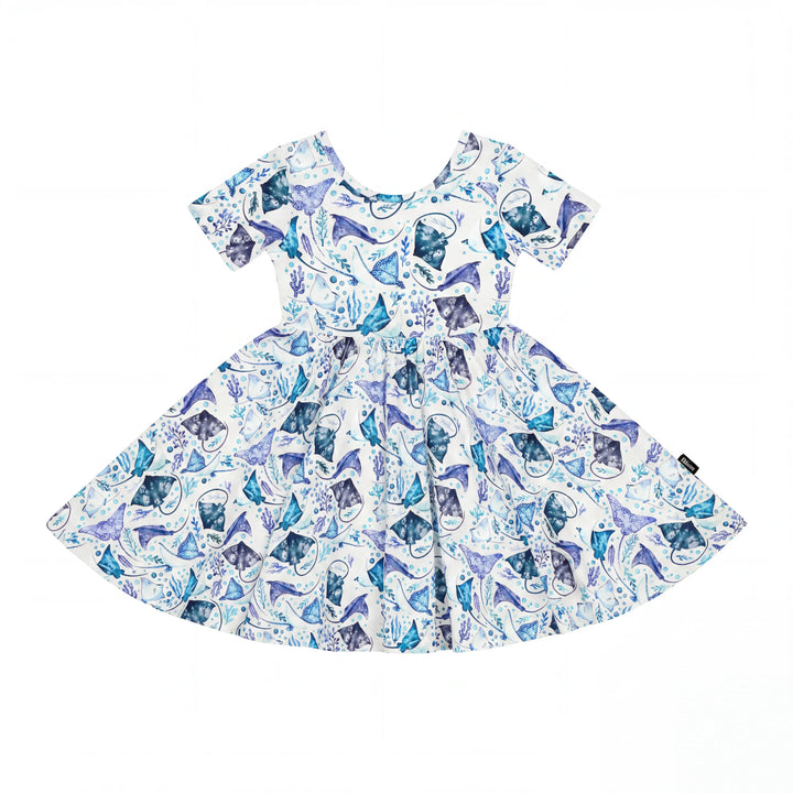 Ocean Dreams Drift Bambus-Drehkleid