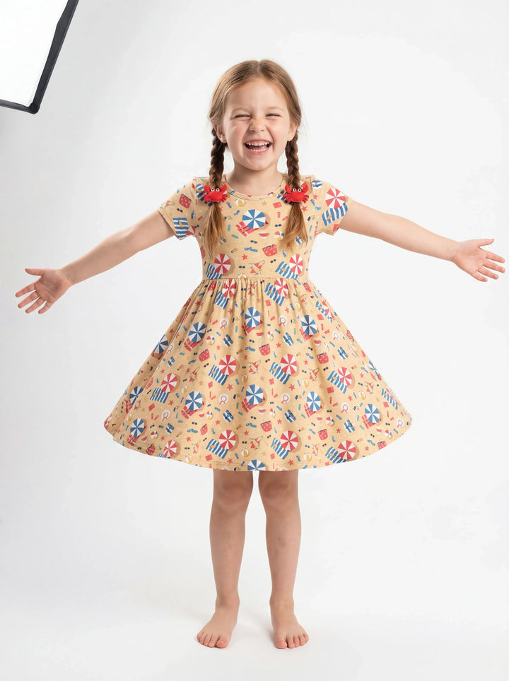 Sonnenstrandtag-Essentials Bambus-Wickelkleid