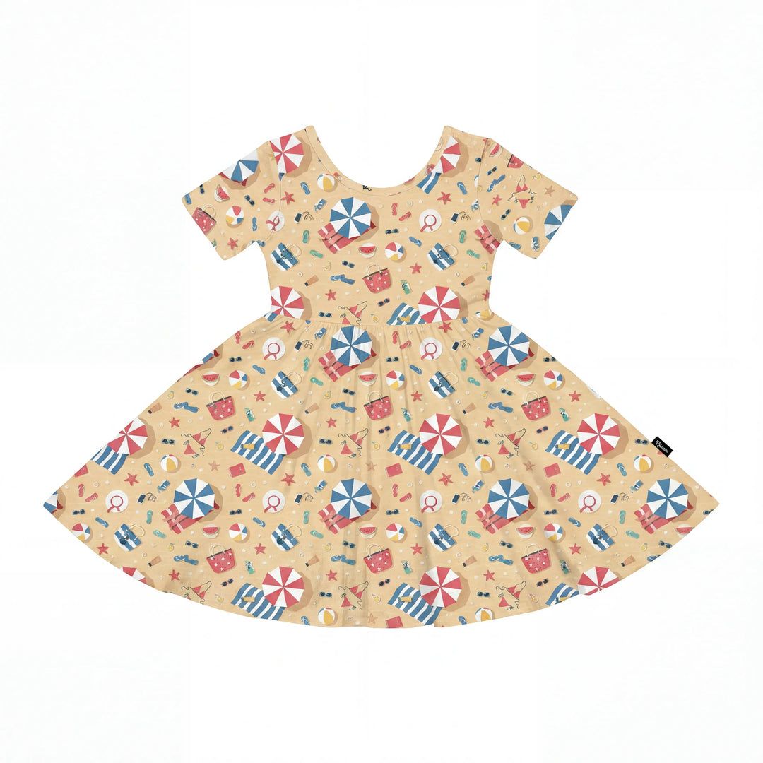 Sonnenstrandtag-Essentials Bambus-Wickelkleid