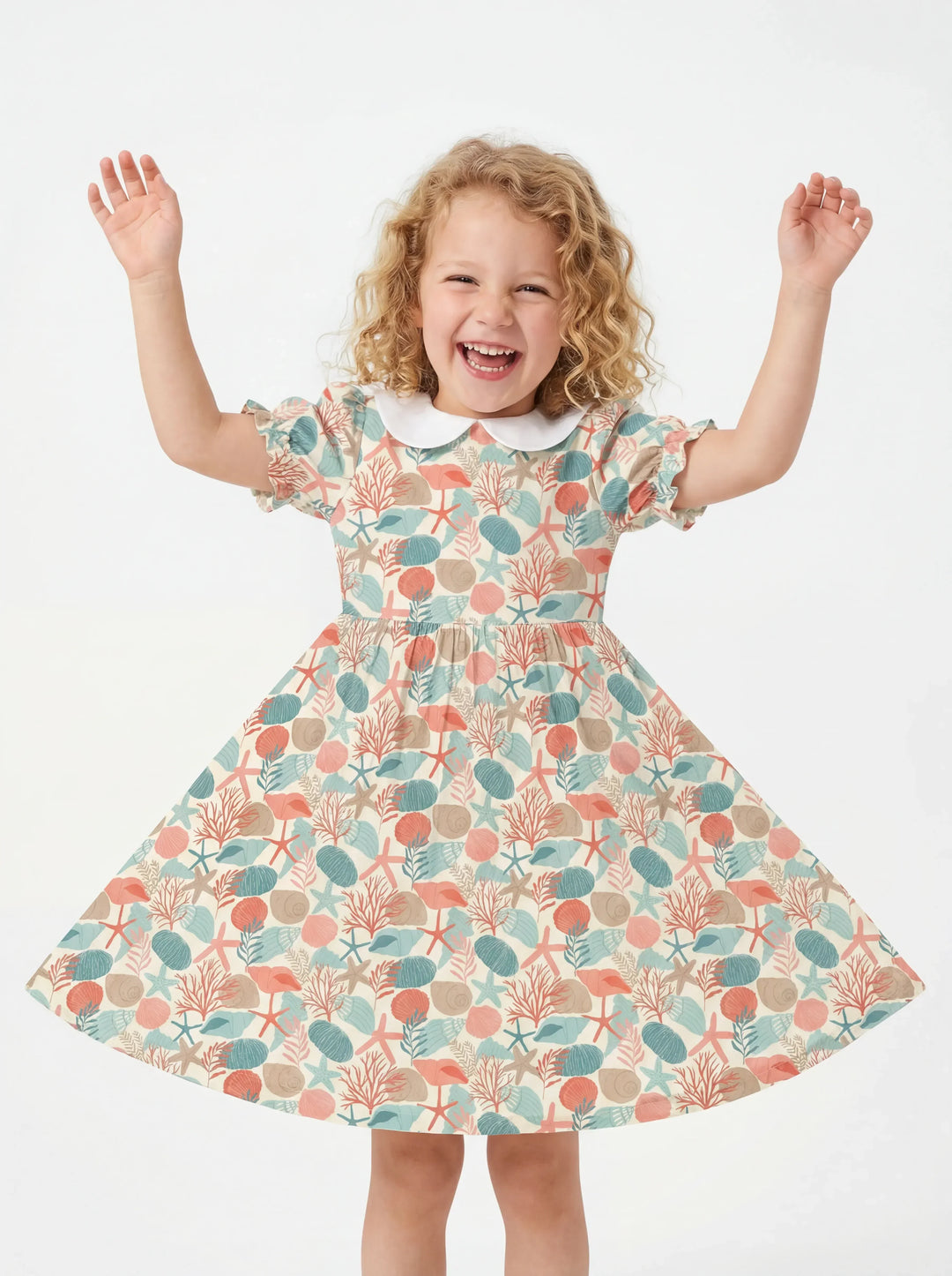 Coral Coast Treasures Bamboo Peter Pan Collar Dress