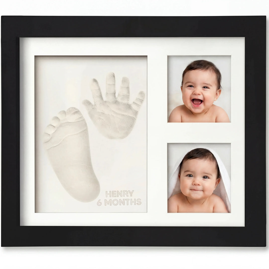Baby Handprint & Footprint Keepsake Solo Frame