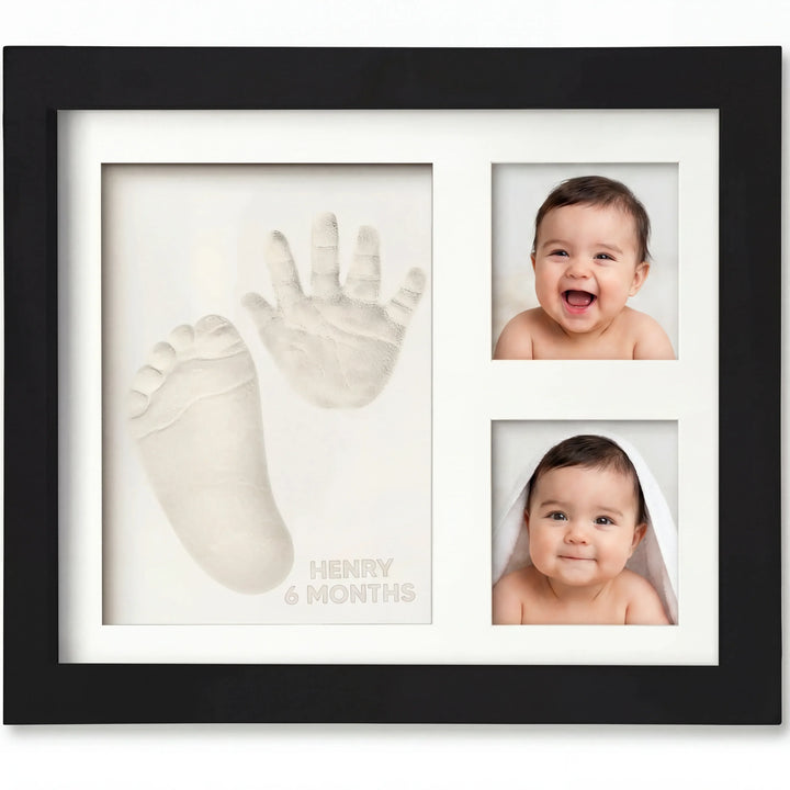Baby Handprint & Footprint Keepsake Solo Frame