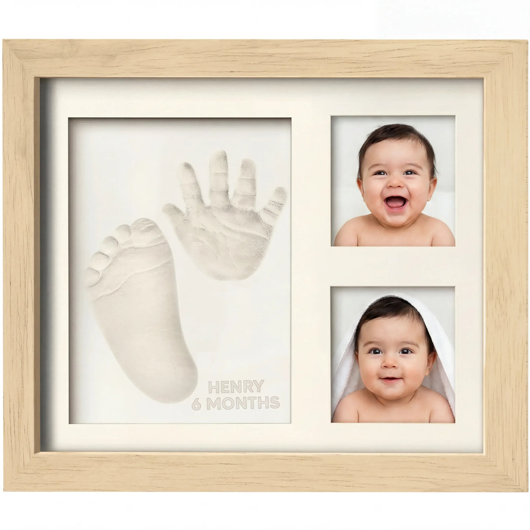 Baby Handprint & Footprint Keepsake Solo Frame