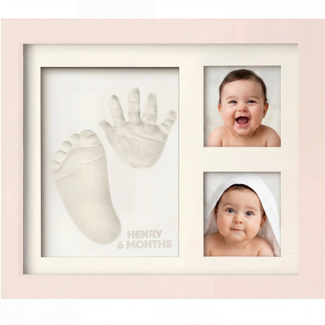 Baby Handprint & Footprint Keepsake Solo Frame
