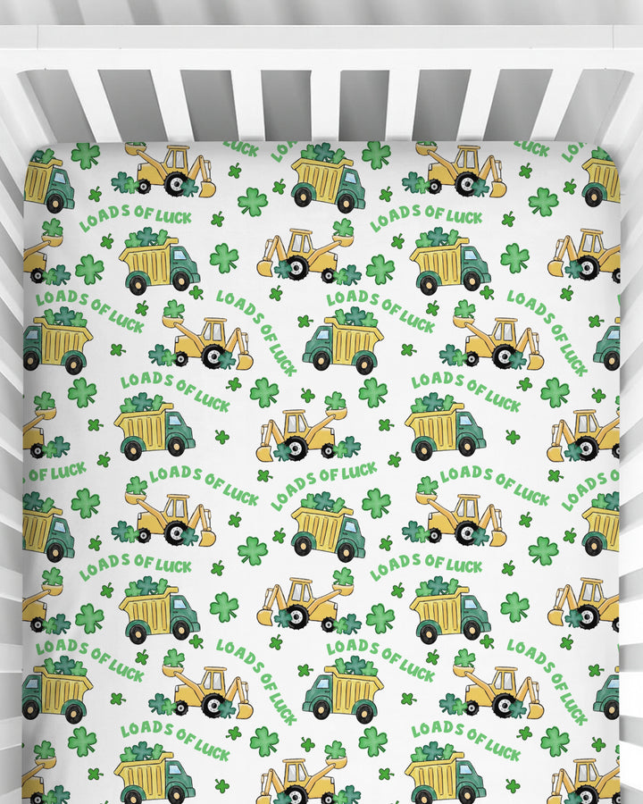 Loads Of Luck Fitted Crib Sheet
